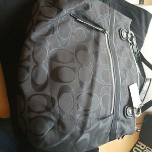 Authentic Coach Fabric Handbag, NEVER USED